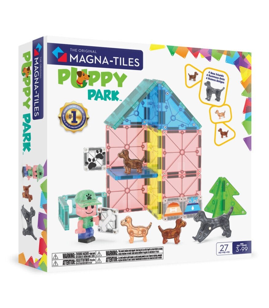 Magna-Tiles Puppy Park 27 Parça