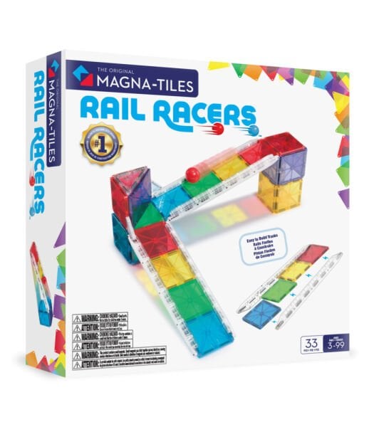Magna-Tiles Rail Racers 33 Parça