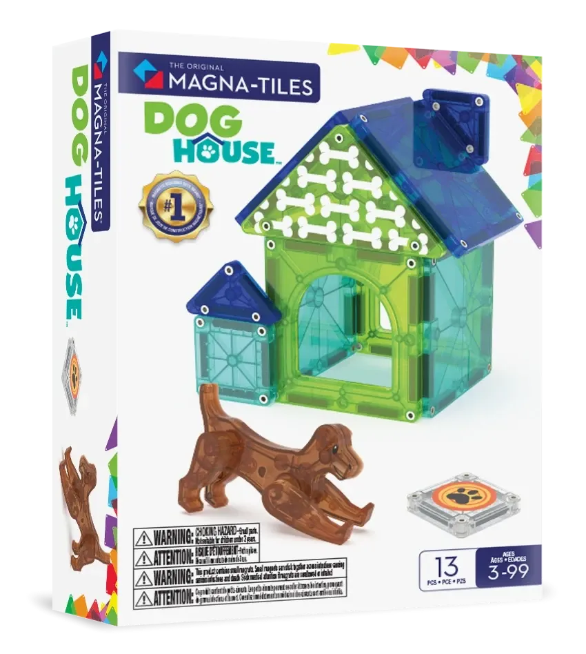 Magna-Tiles  Dog House - 13 Parça