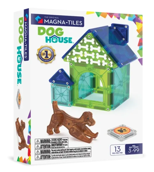 Magna-Tiles - Dog House - 13 Parça