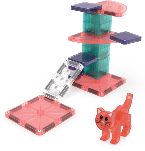 Magna- Tiles - Cat Tree - 13 Parça