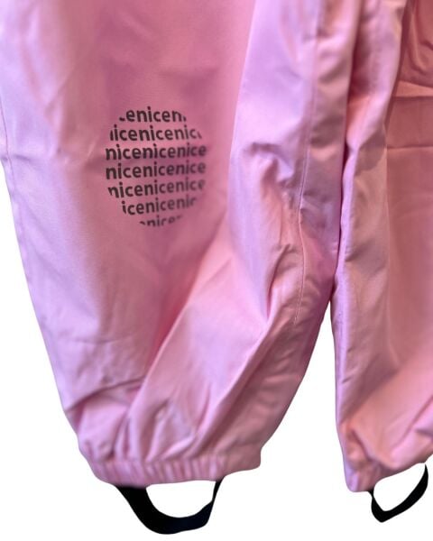 NiceKids Yağmur Tulumu Çocuk/ Pink (Islak Kuru Çantası Hediyeli)