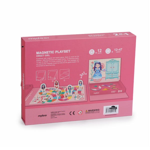 Mideer Manyetik Giydirme Oyunu Şirin Kız