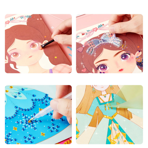 Mideer 3’ü 1 Arada Moda Gösterisi Oyunu Seti Prenses