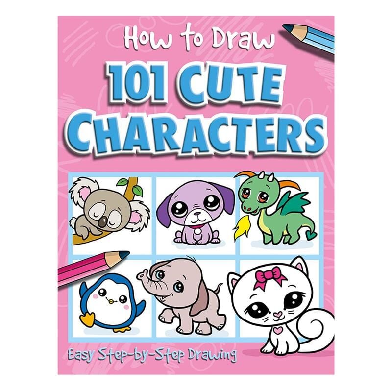 How To Draw 101 Cute Characters