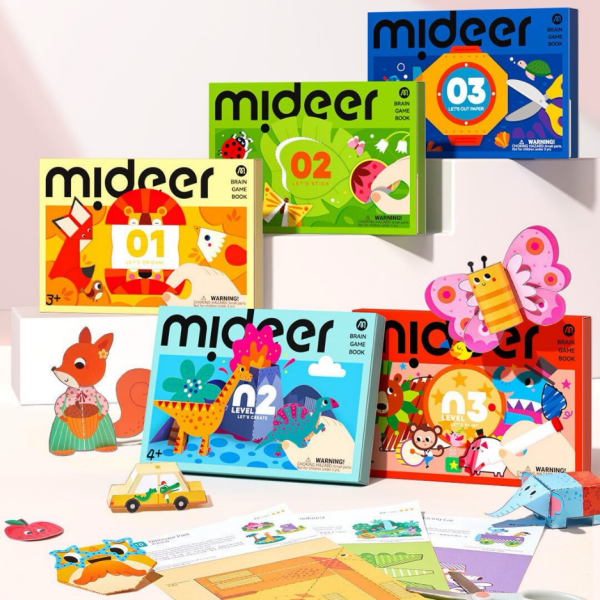 Mideer Zeka Oyun Kitabı - Origami Etkinlikleri 1. Seviye