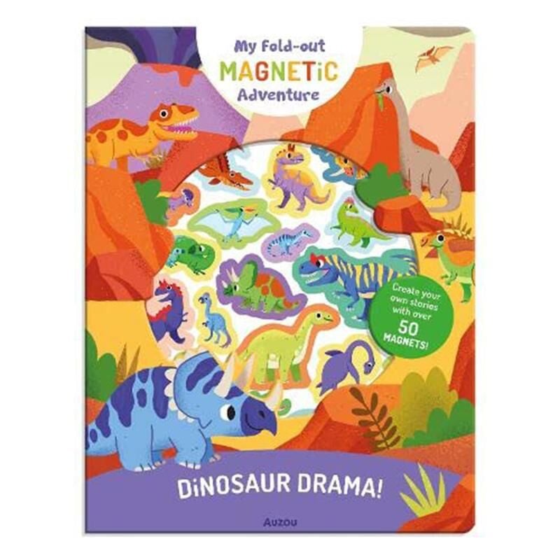 My Fold-Out Magnetic Adventure - Dinosaur Drama