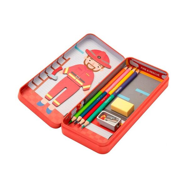 Manyetik Puzzle Kutusu - İtfaiyeci