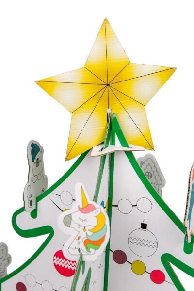 Little Maker Little New Year Tree Karton Yılbaşı Ağacı