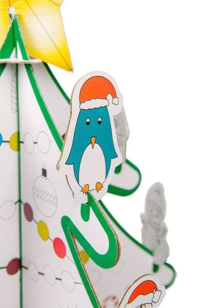 Little Maker Little New Year Tree Karton Yılbaşı Ağacı