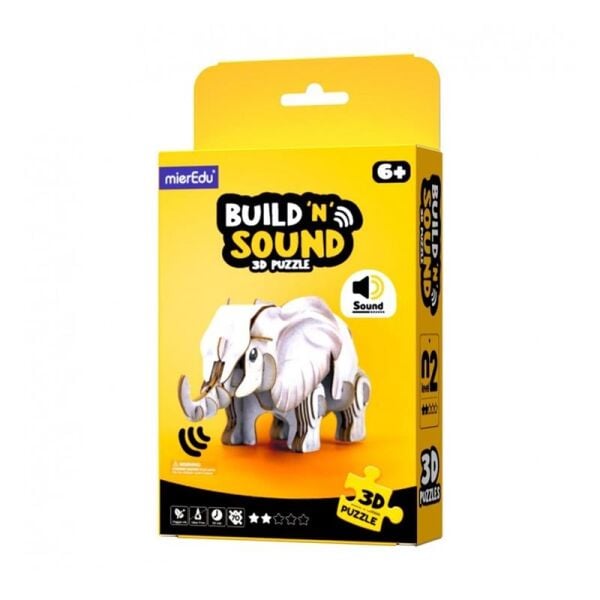 Yap ve Seslendir - 3D Puzzle Afrika Fili