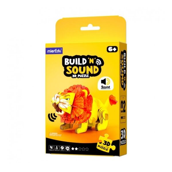 Yap ve Seslendir - 3D Puzzle Aslan