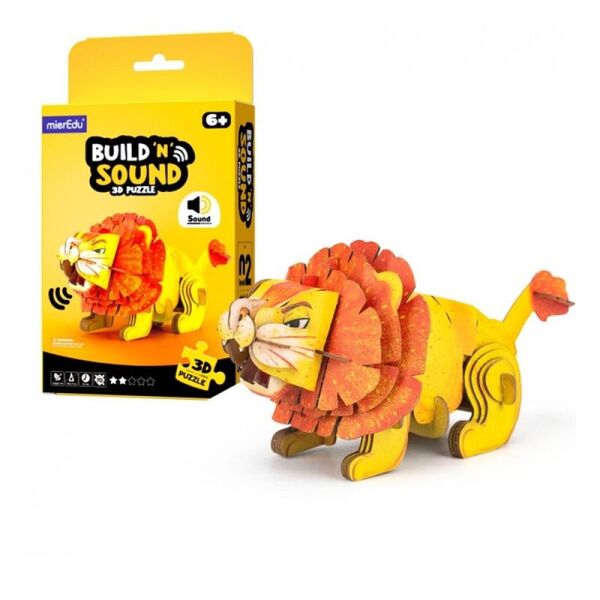 Yap ve Seslendir - 3D Puzzle Aslan