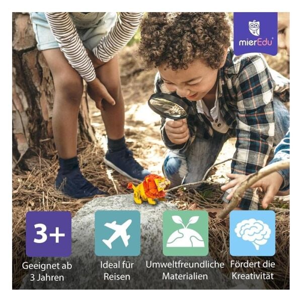 Yap ve Seslendir - 3D Puzzle Aslan