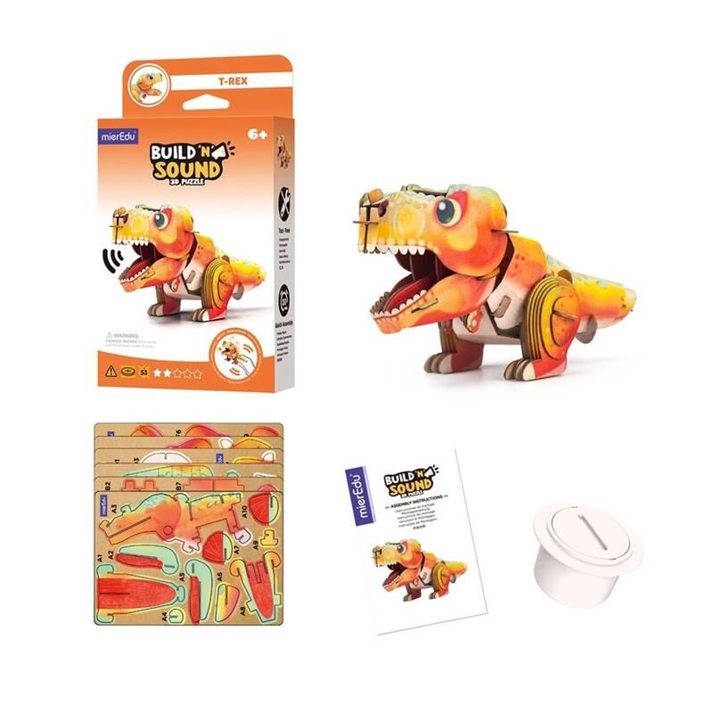 Yap ve Seslendir - 3D Puzzle T-Rex