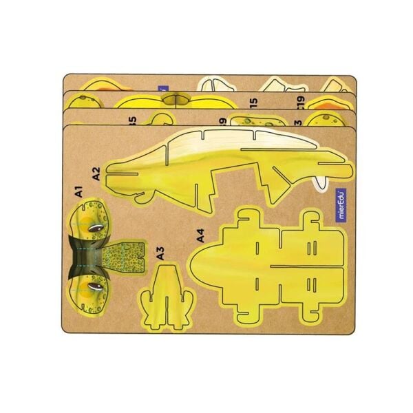 Yap ve Seslendir - 3D Puzzle Stegosaurus Dinozor