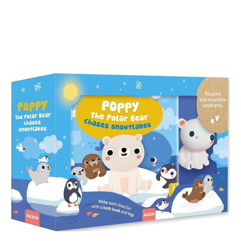 Poppy the Polar Bear Chases Snowflakes