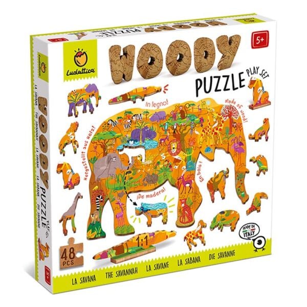 Ahşap Puzzle - Savana