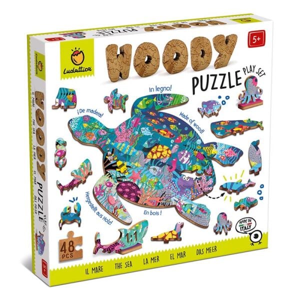 Ahşap Puzzle - Deniz