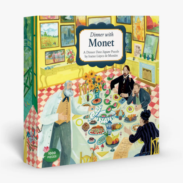 Dinner with Monet - 100 Parça Klasik Puzzle