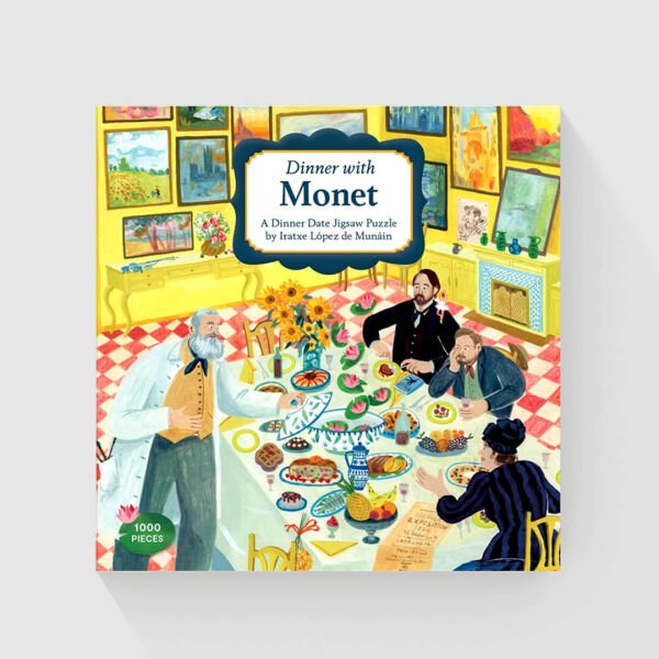 Dinner with Monet - 1000 Parça Puzzle