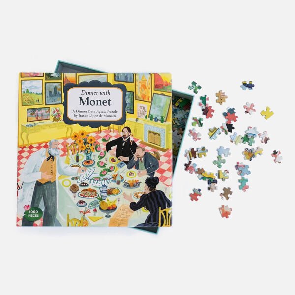 Dinner with Monet - 1000 Parça Puzzle