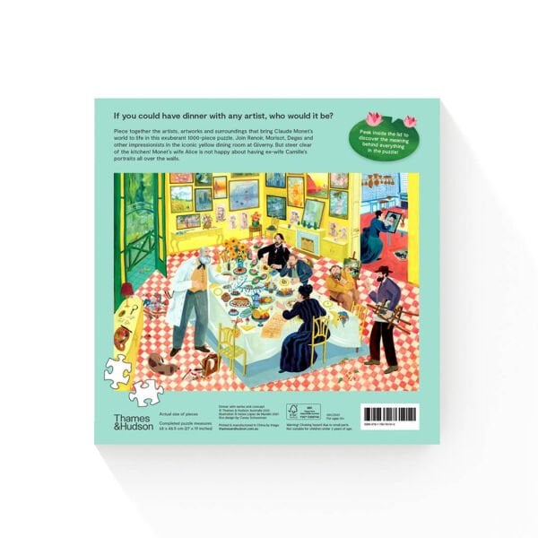 Dinner with Monet - 1000 Parça Puzzle