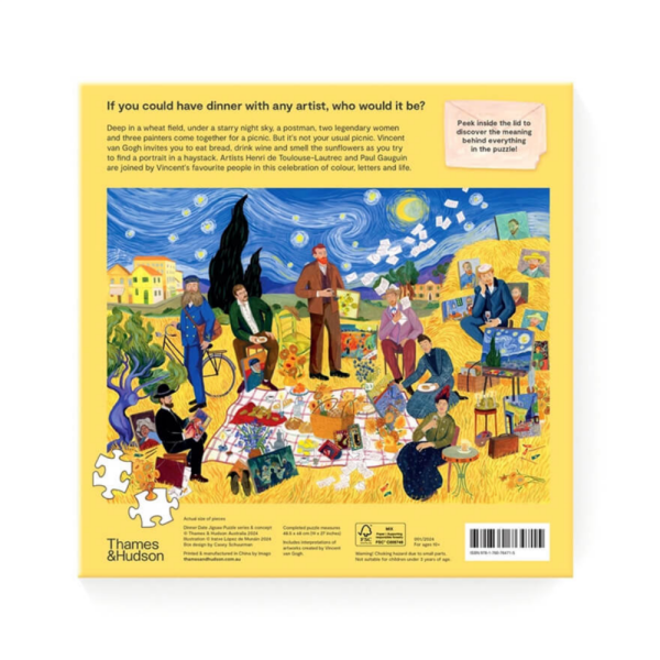 Dinner with Van Gogh - 1000 Parça Puzzle