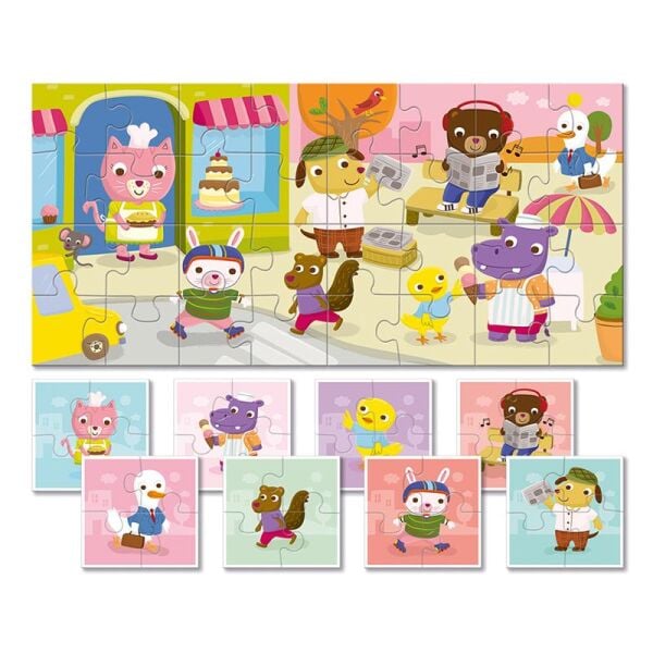 Bebekler için Puzzle - Yavru Hayvanlar