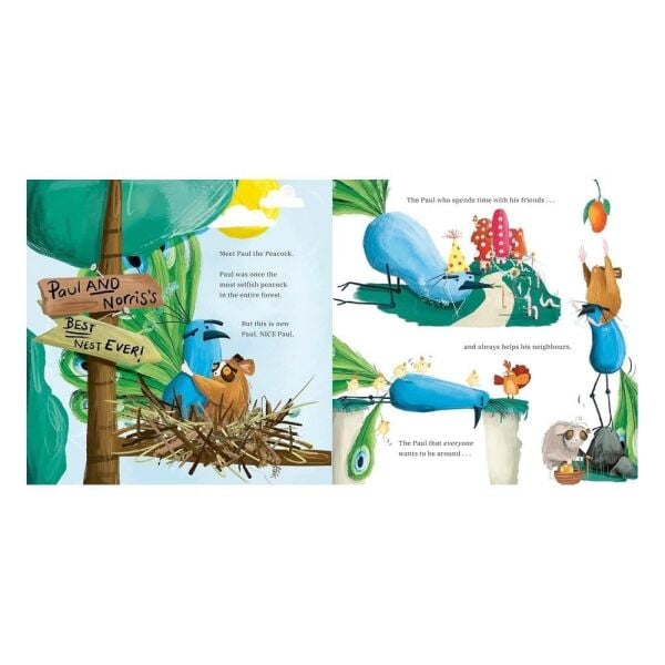 Paul the Peacock (Reluctantly) to the Rescue