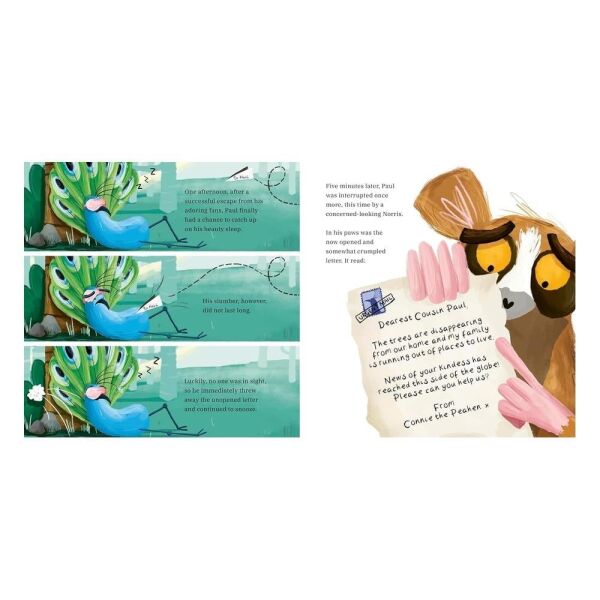 Paul the Peacock (Reluctantly) to the Rescue