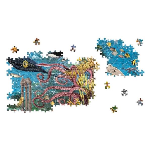Denizler Altında 20.000 Fersah - 1000 Parça Puzzle