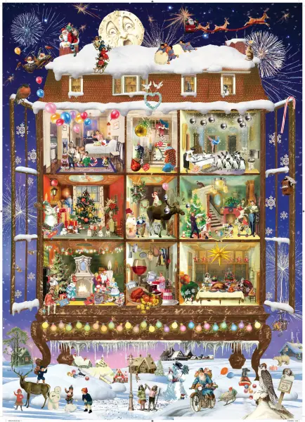 Noel Partisi - Maria Rivans 1000 Parça Puzzle