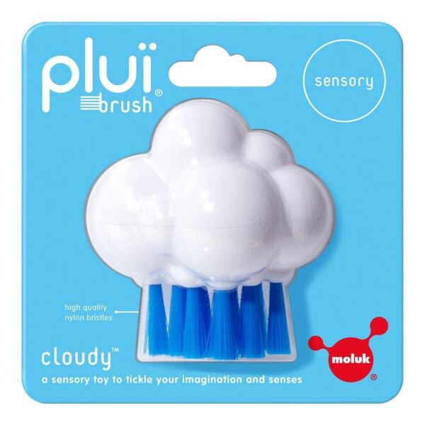 Plui Brush Cloudy - Beyaz Mavi