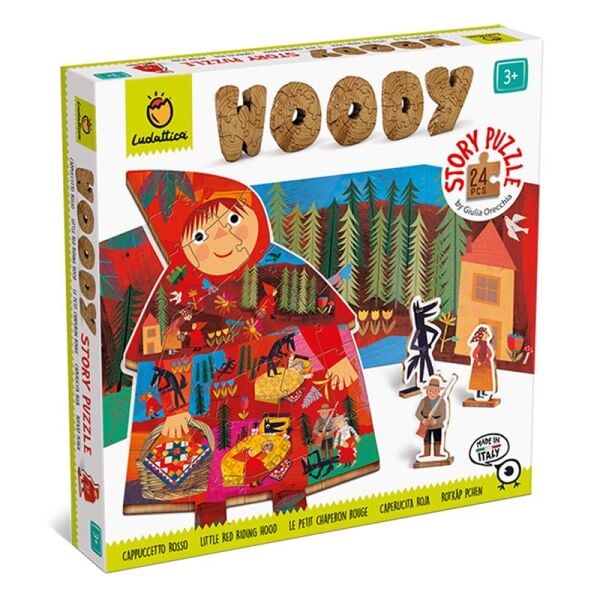 Ahşap Puzzle - Kırmızı Başlıklı Kız