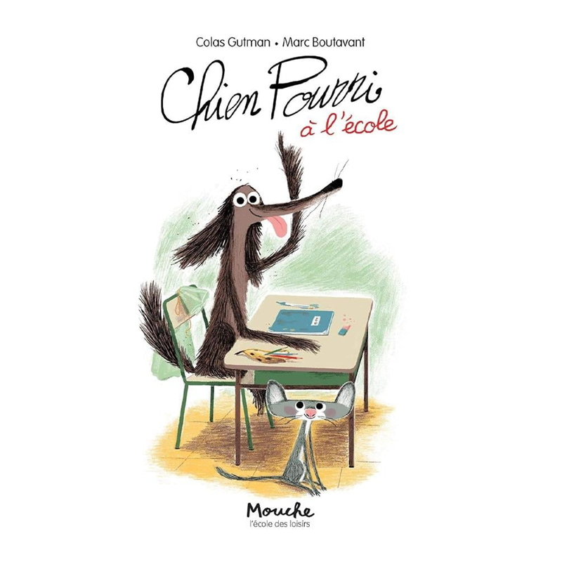 Chien Pourri a lecole