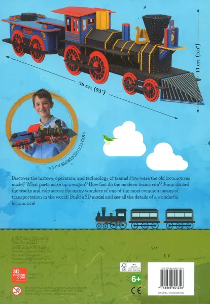 3D Lokomotif Modeli İnşa Et