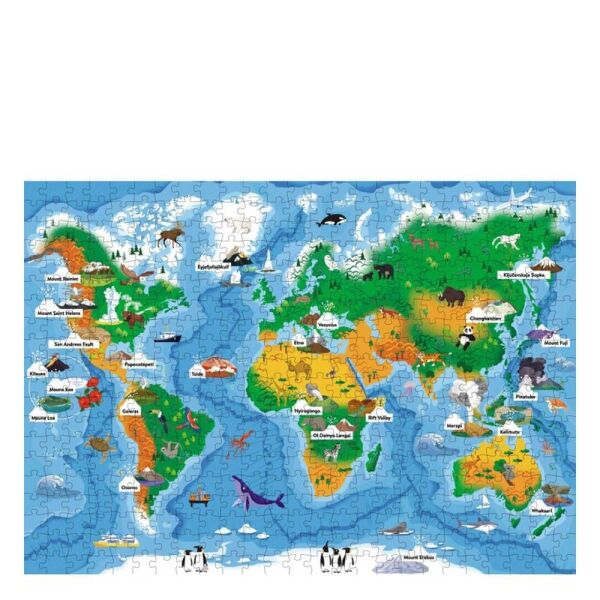 The Ultimate Atlas ve 500 Parça Puzzle – Volkanlar