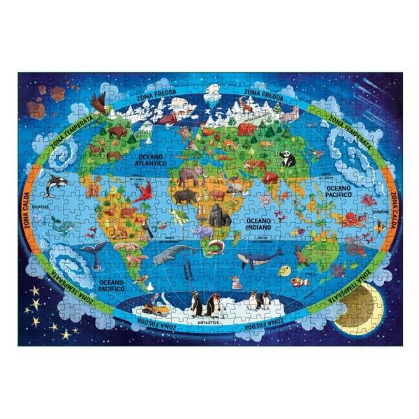 The Ultimate Atlas ve 500 Parça Puzzle – Dünya