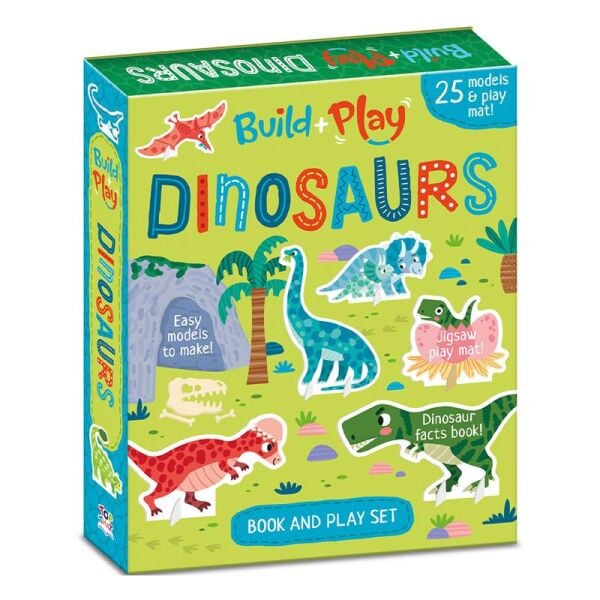 Build and Play - Dinosaurs Book and Play Set