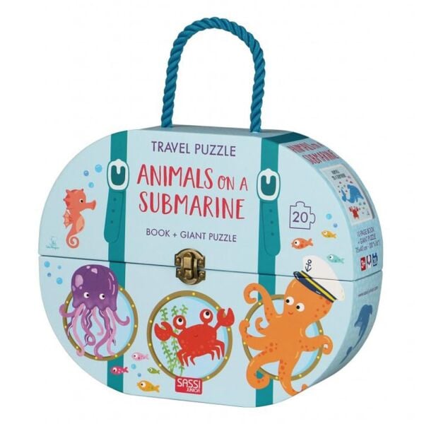 Yolculuk Yapbozu - Denizaltındaki Hayvanlar, 20 Parça Puzzle