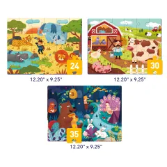 Mideer Level Up! Puzzle Serisi – Seviye 3: Doğa Harikaları