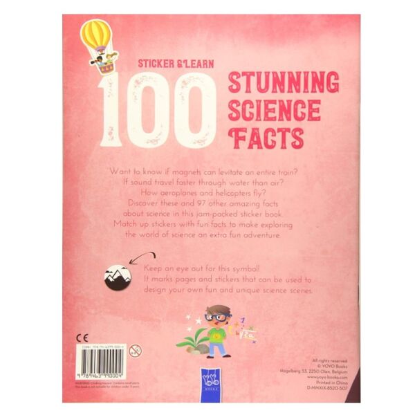 100 Stunning Science Facts Sticker
