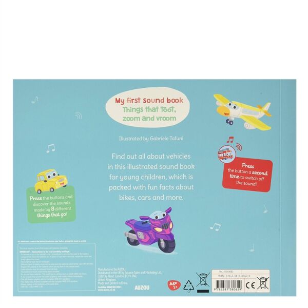My First Sound Book: Toot Zoom