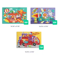 Mideer Level Up! Puzzle Serisi – Seviye 4: Ulaşım