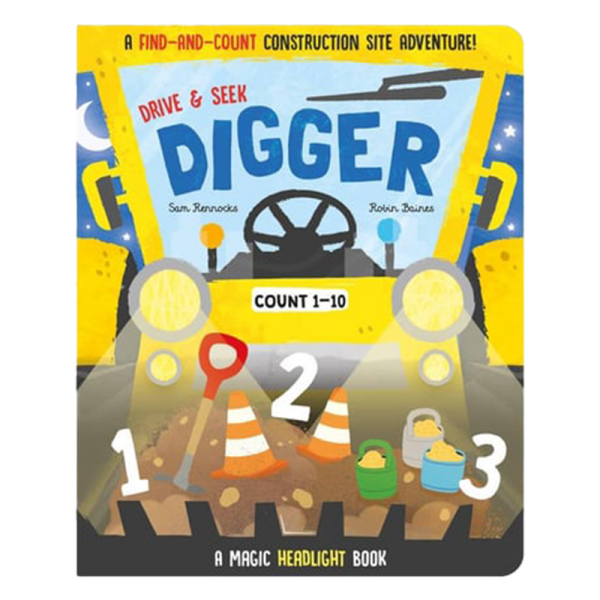 Drive and Seek Digger - A Magic Headlight Book