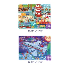 Mideer Level Up! Puzzle Serisi – Seviye 6: Huzurlu Tatil (154P-180P)