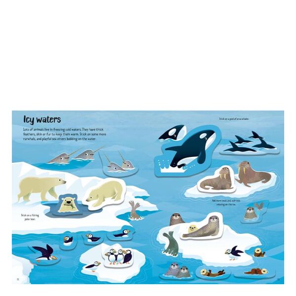 First Sticker Book Wild Animals