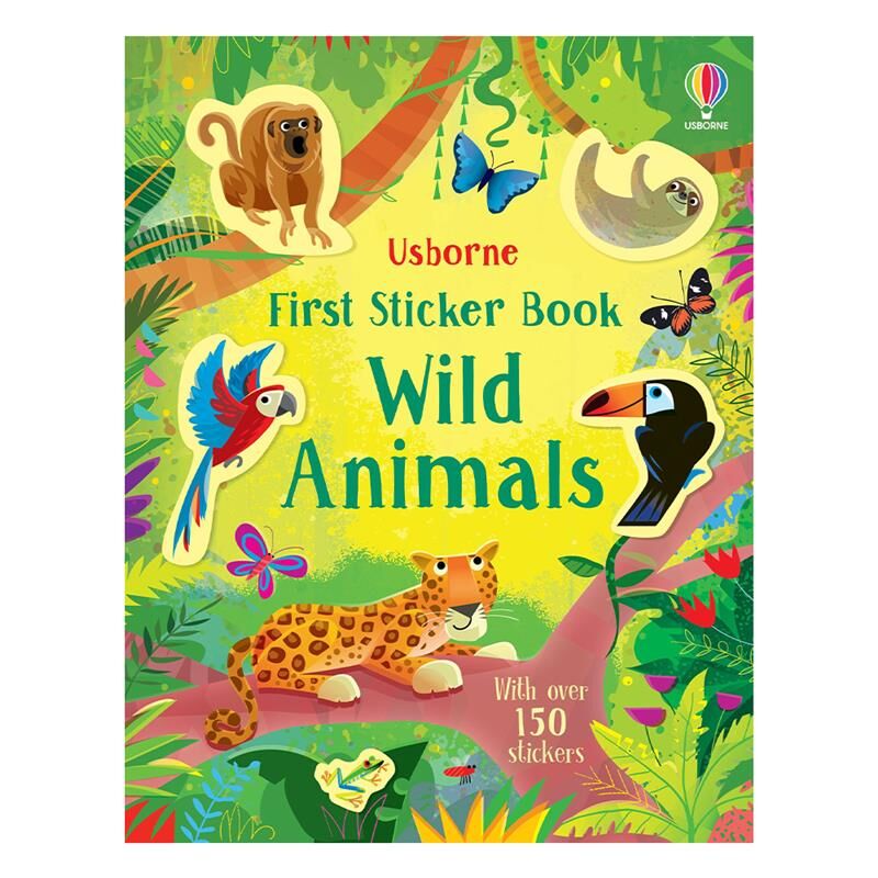 First Sticker Book Wild Animals