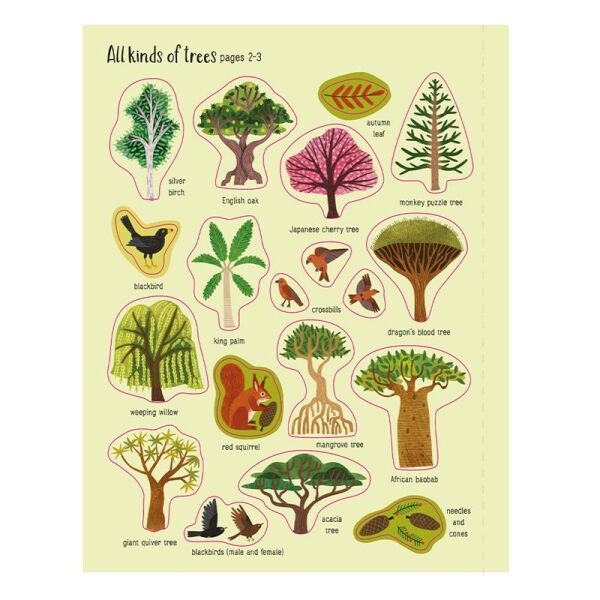 First Sticker Book Trees